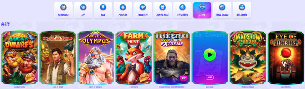 slots games on Fun Bet