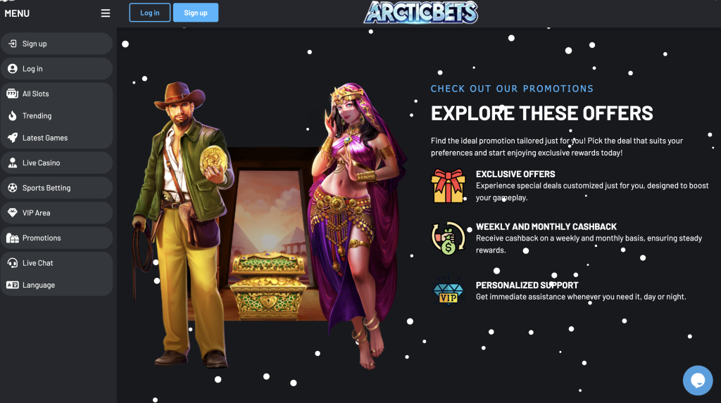 ArcticBet ongoing promotions.