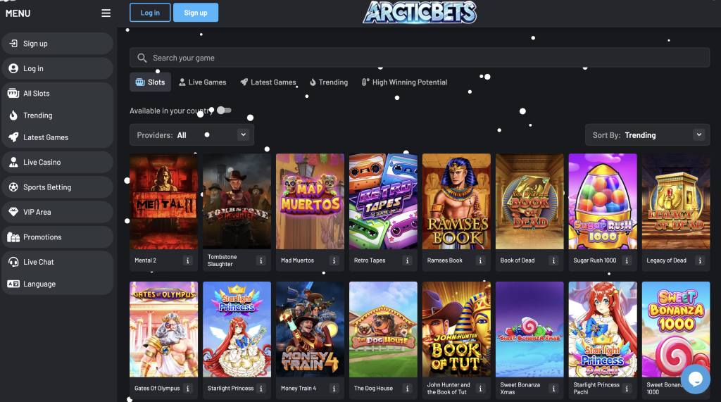 ArcticBet Slot Games.