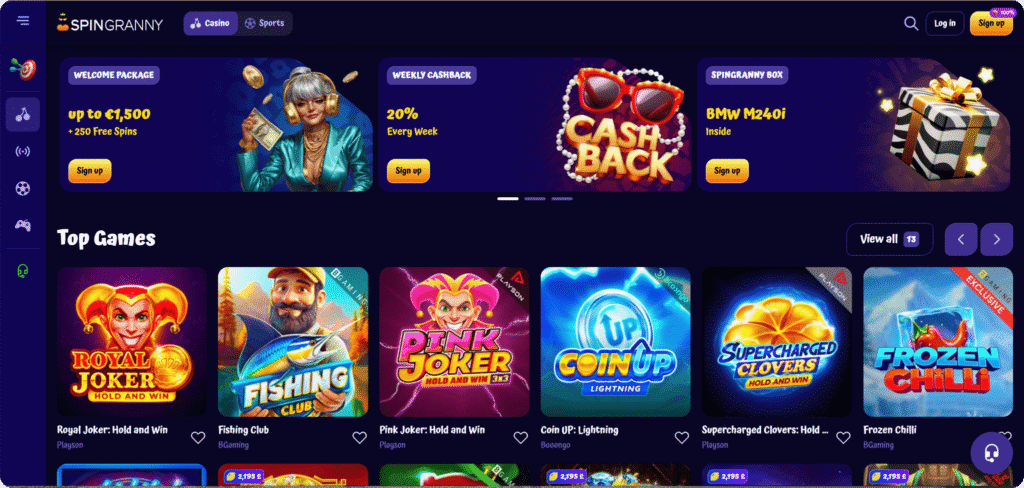 spingranny casino promotions