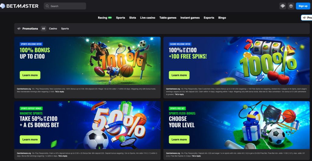 betmaster promotions