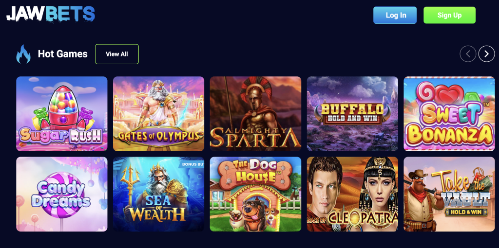 jawbets casino options