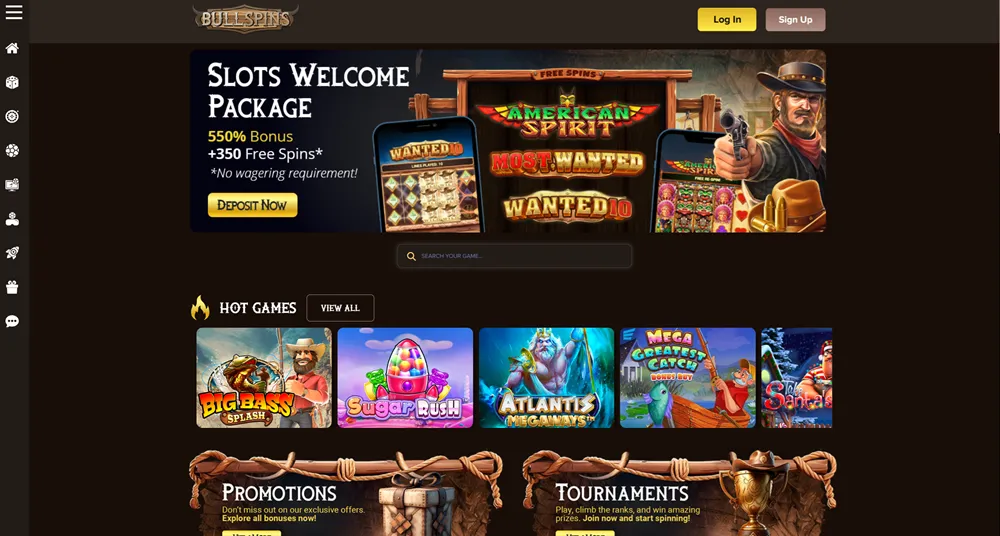 bull spins casino welcome bonus