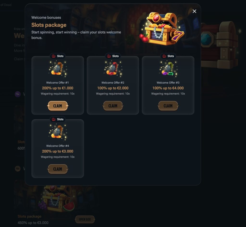 new bonuses at non UK casinos