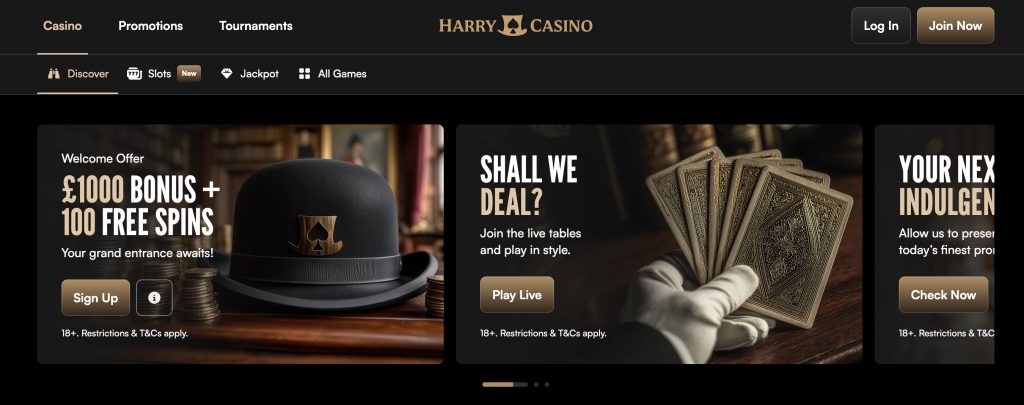 Harry Casino Promotions.