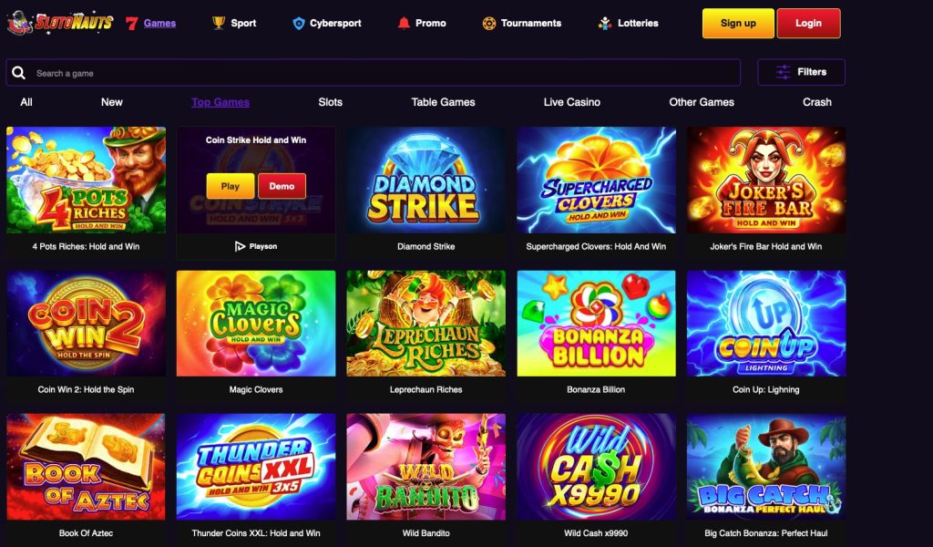 Sloto Nauts Top Games 