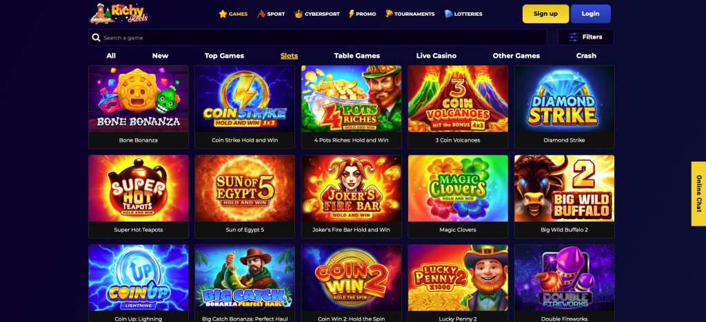 Richy Reels Slots library