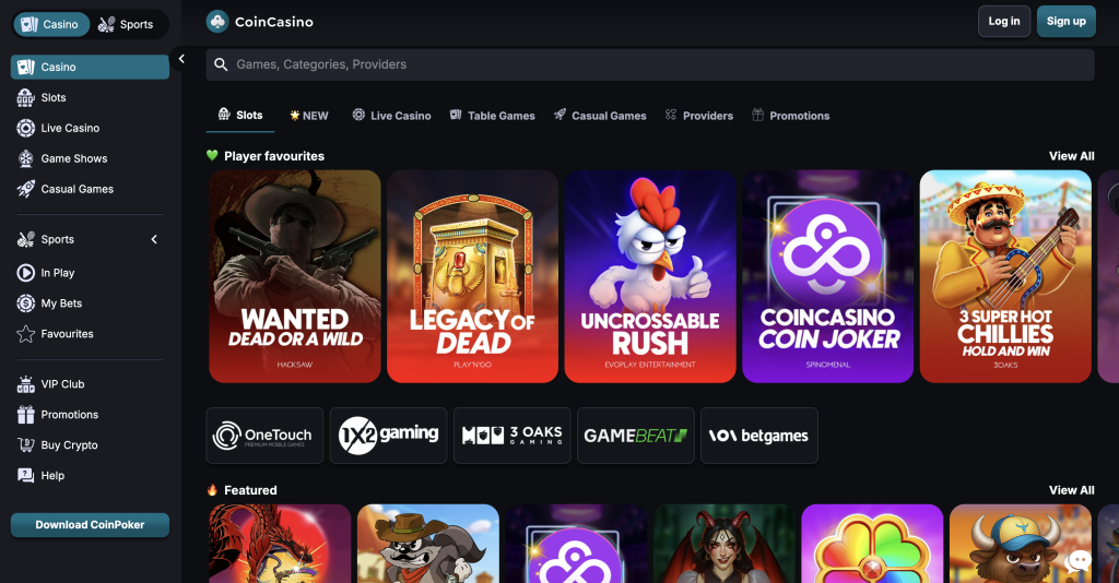 Coin Casino Promotions.