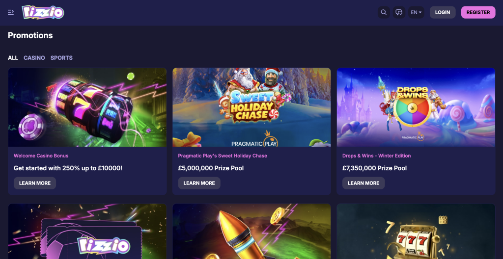 Rizzio Casino Promotions