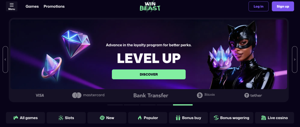 Win Beast welcome bonus